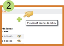 domēnu pievienošana